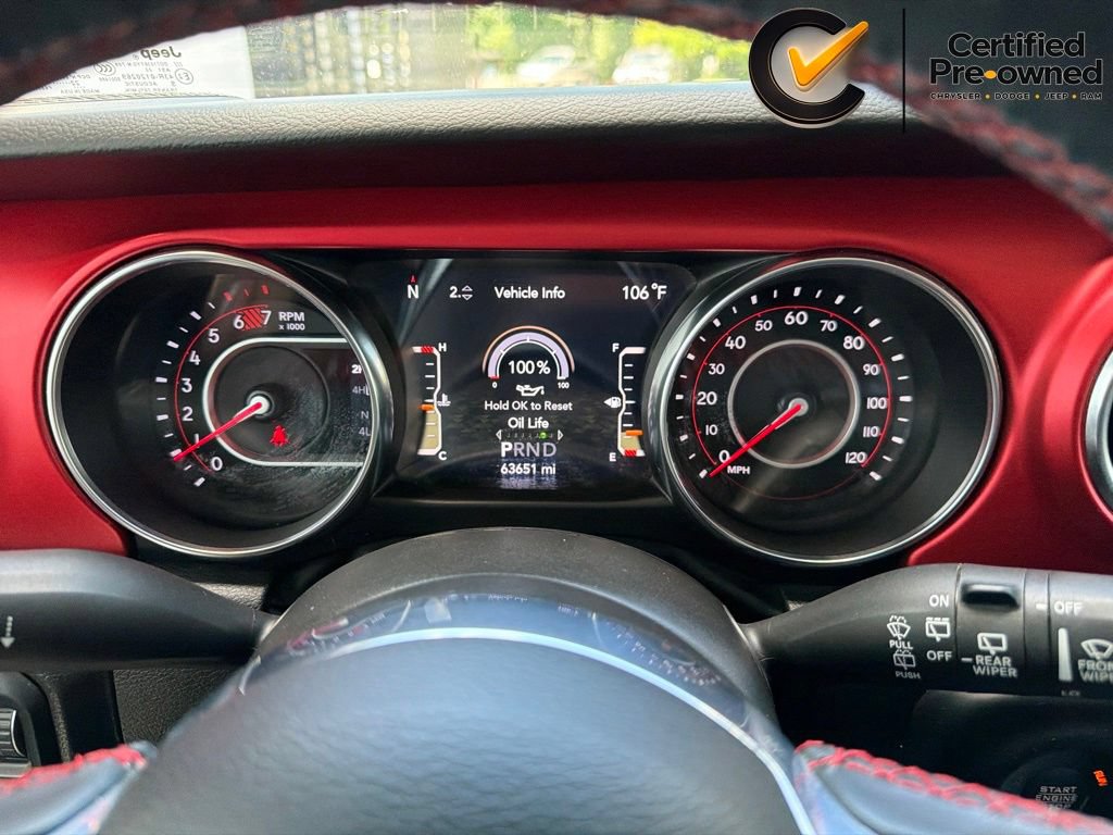 Certified 2022 Jeep Wrangler Unlimited Rubicon w/ Dual Top Group AWD/4WD image 48