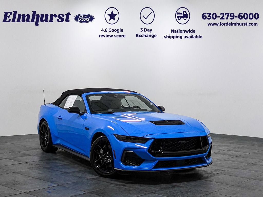 Certified 2025 Ford Mustang GT Premium w/ Mustang Nite Pony Package RWD 360° Tour