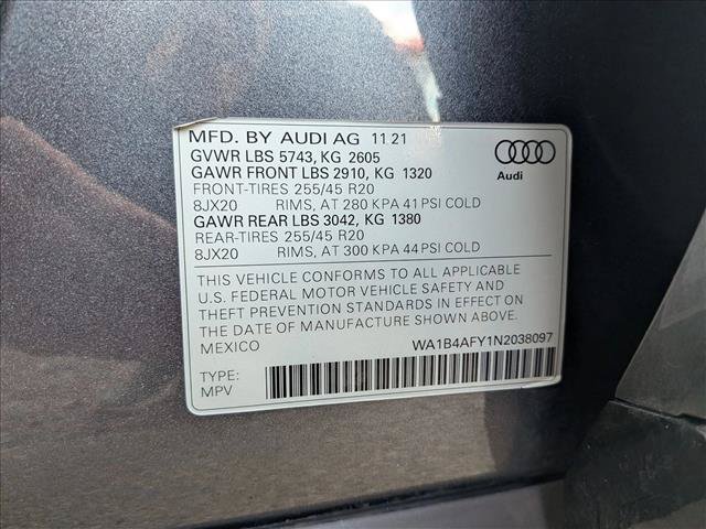 Used 2022 Audi SQ5 Premium Plus w/ Premium Plus Package AWD/4WD image 26