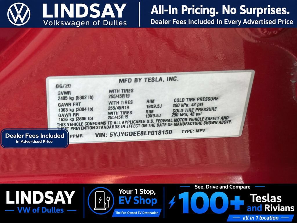 Used 2020 Tesla Model Y Long Range AWD/4WD image 28