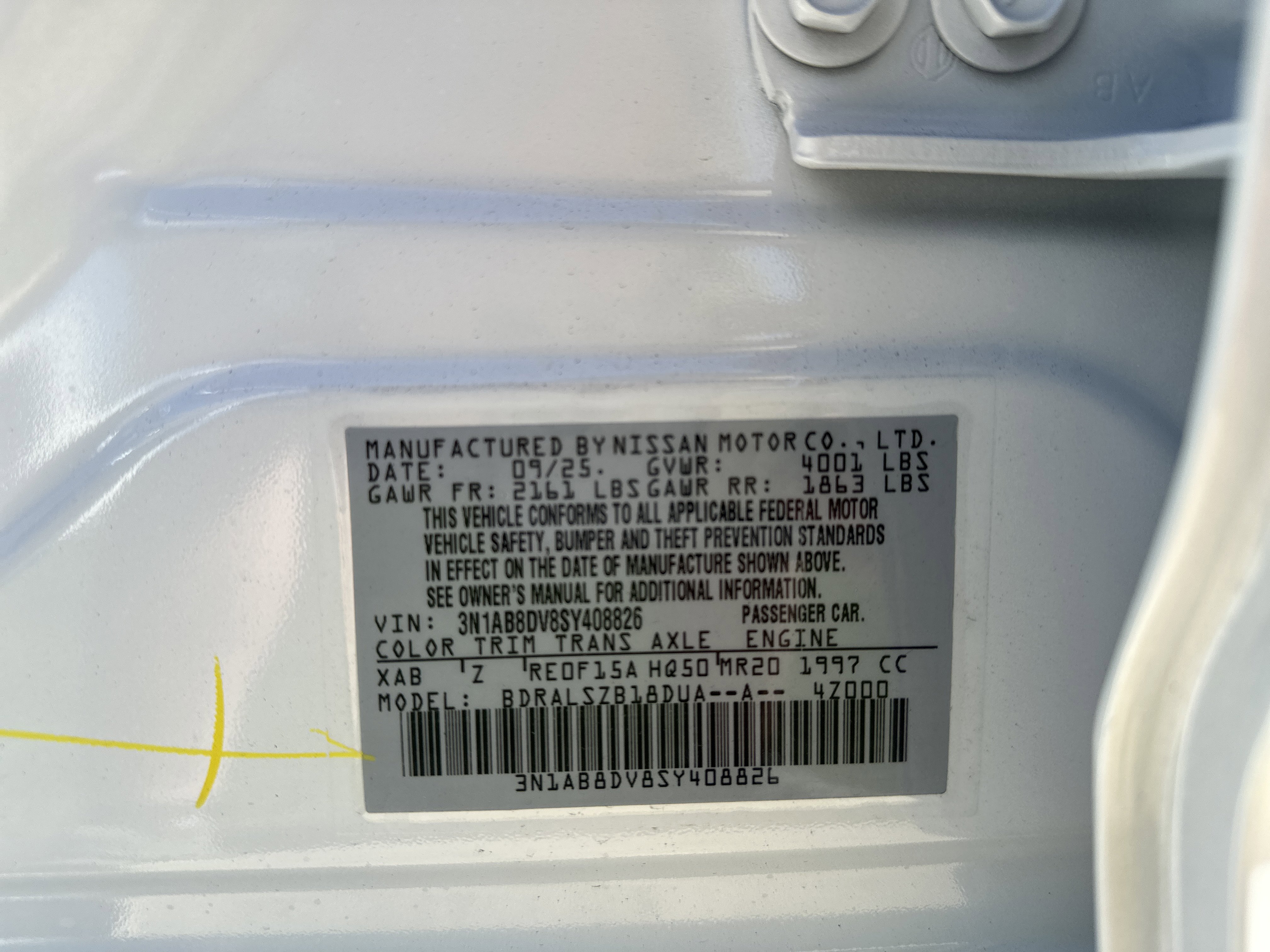 New 2025 Nissan Sentra SR image 28