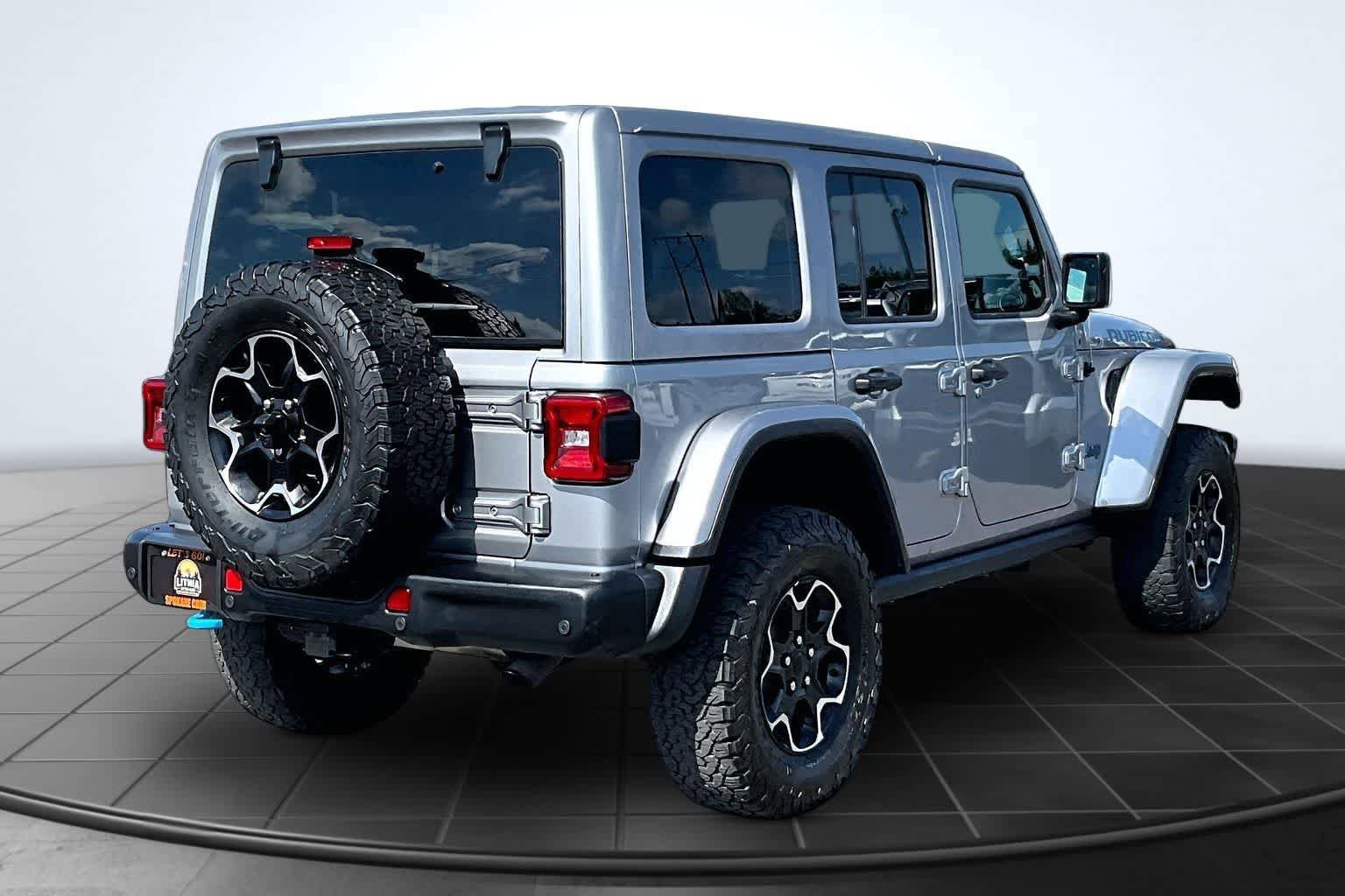 Used 2021 Jeep Wrangler Unlimited Rubicon 4xe w/ Steel Bumper Group AWD/4WD image 23