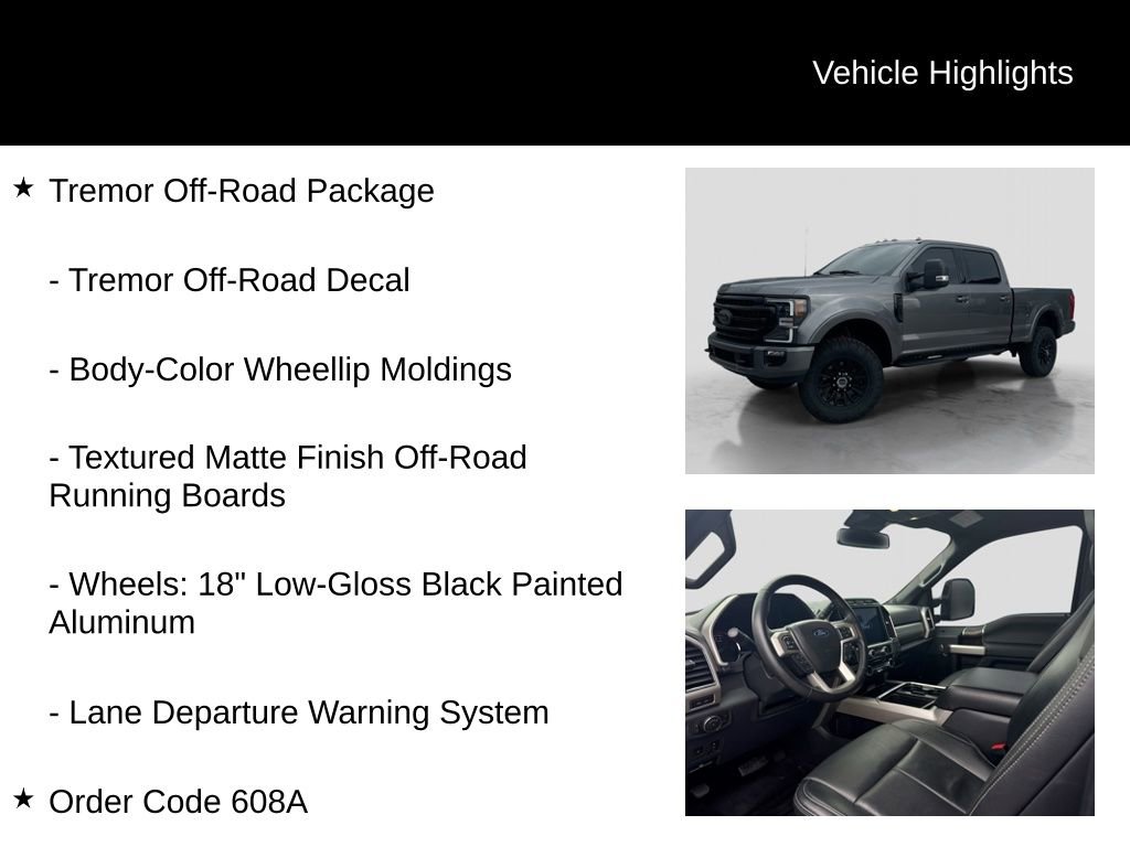 Certified 2022 Ford F250 Lariat w/ Tremor Off-Road Package image 6