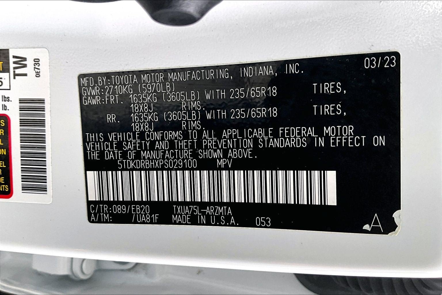 Used 2023 Toyota Highlander XLE AWD/4WD image 31