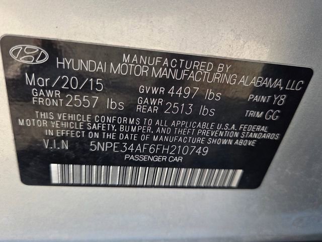 Used 2015 Hyundai Sonata Limited w/ Cargo Package image 19