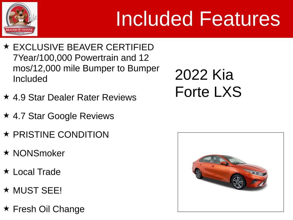 Used 2022 Kia Forte LXS FWD image 4
