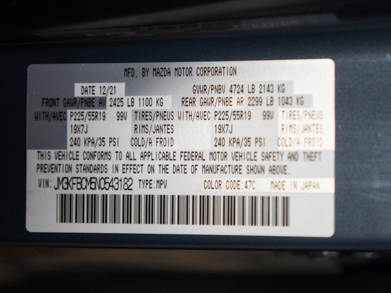 Used 2022 MAZDA CX-5 Carbon Edition AWD/4WD image 38