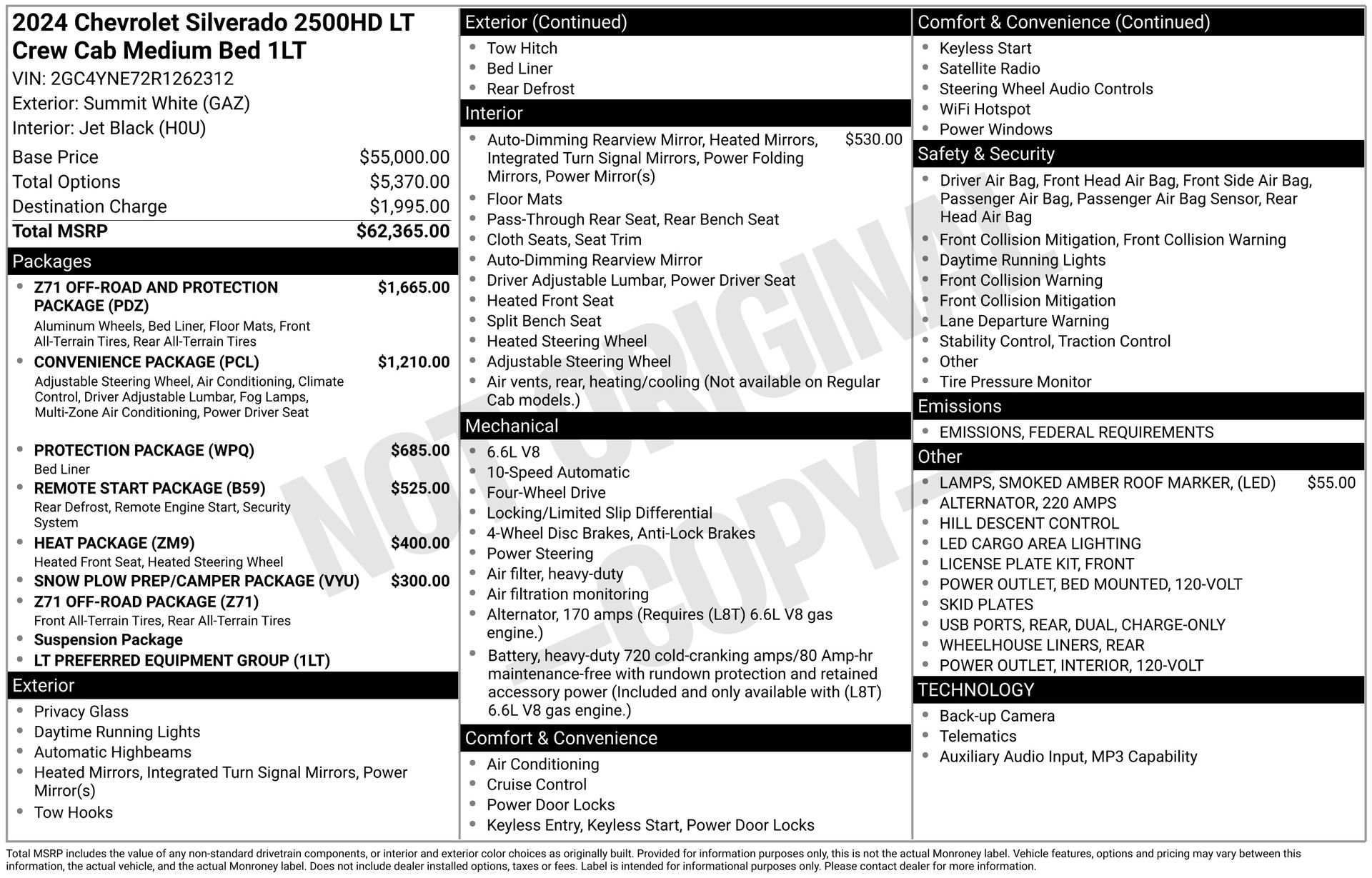 Used 2024 Chevrolet Silverado 2500 LT image 3