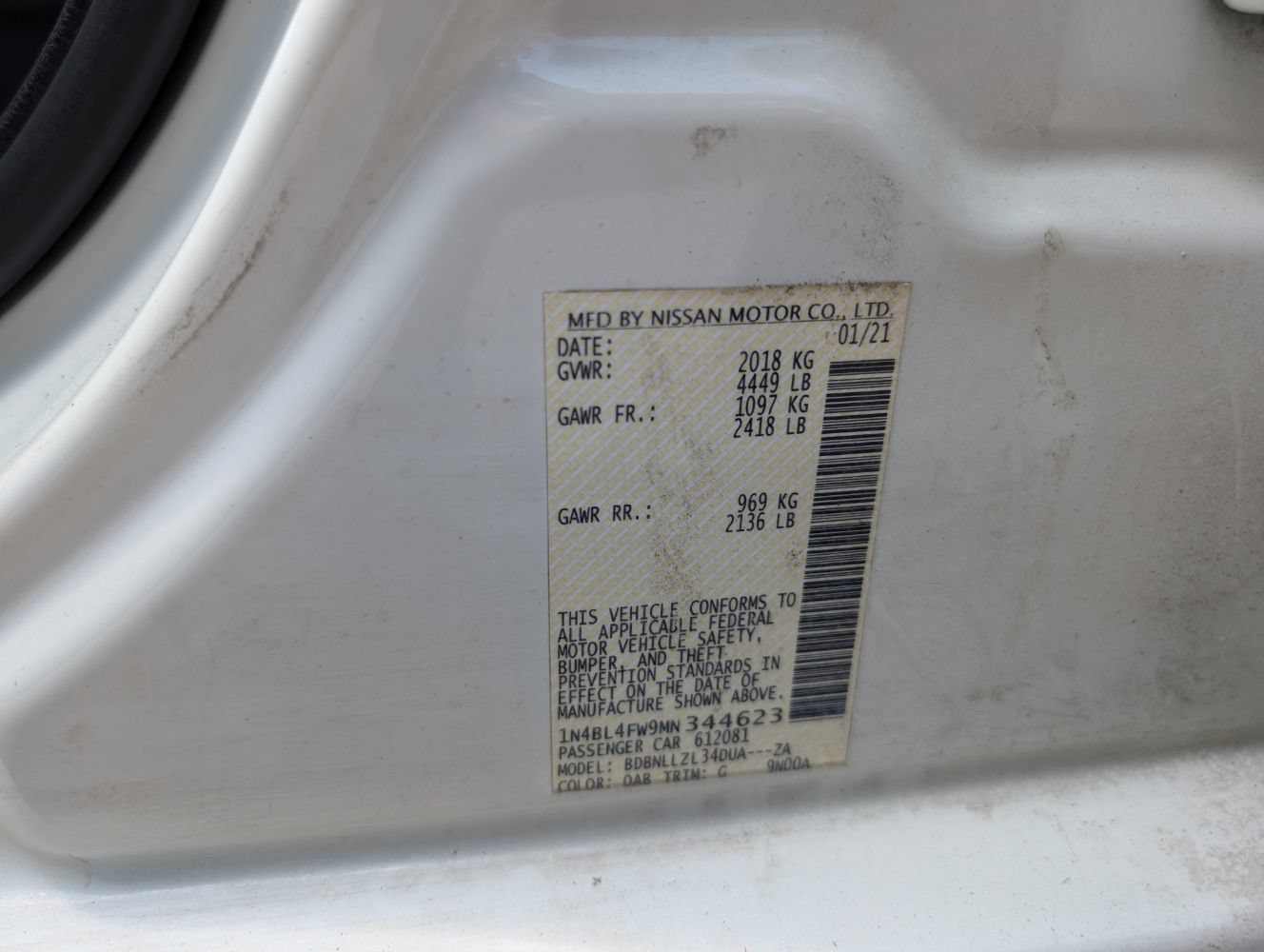 Used 2021 Nissan Altima 2.5 Platinum AWD/4WD image 25