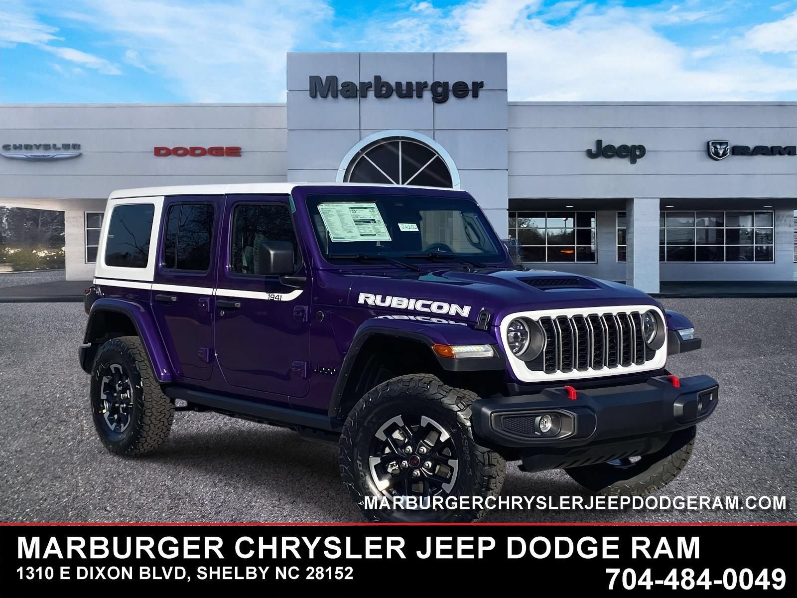 New 2026 Jeep Wrangler Unlimited Rubicon w/ Whitecap Package