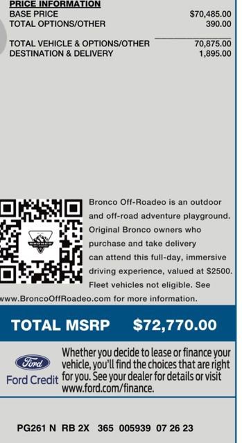 Used 2023 Ford Bronco Heritage Edition image 28