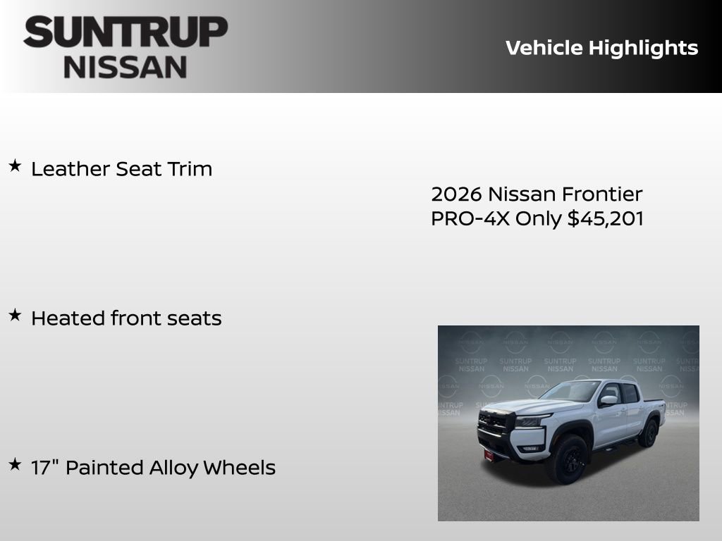 New 2026 Nissan Frontier PRO-4X w/ Pro Premium Package image 38