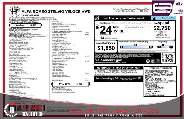 Used 2022 Alfa Romeo Stelvio Veloce image 9