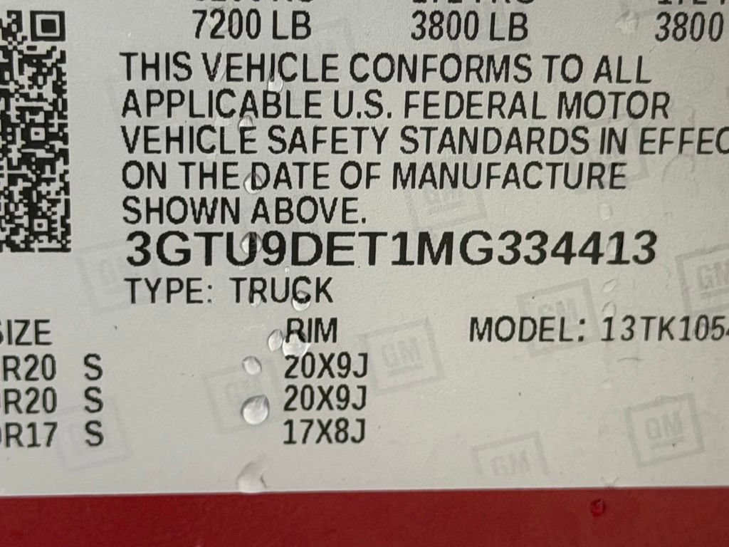 Used 2021 GMC Sierra 1500 SLT w/ SLT Premium Plus Package AWD/4WD image 48