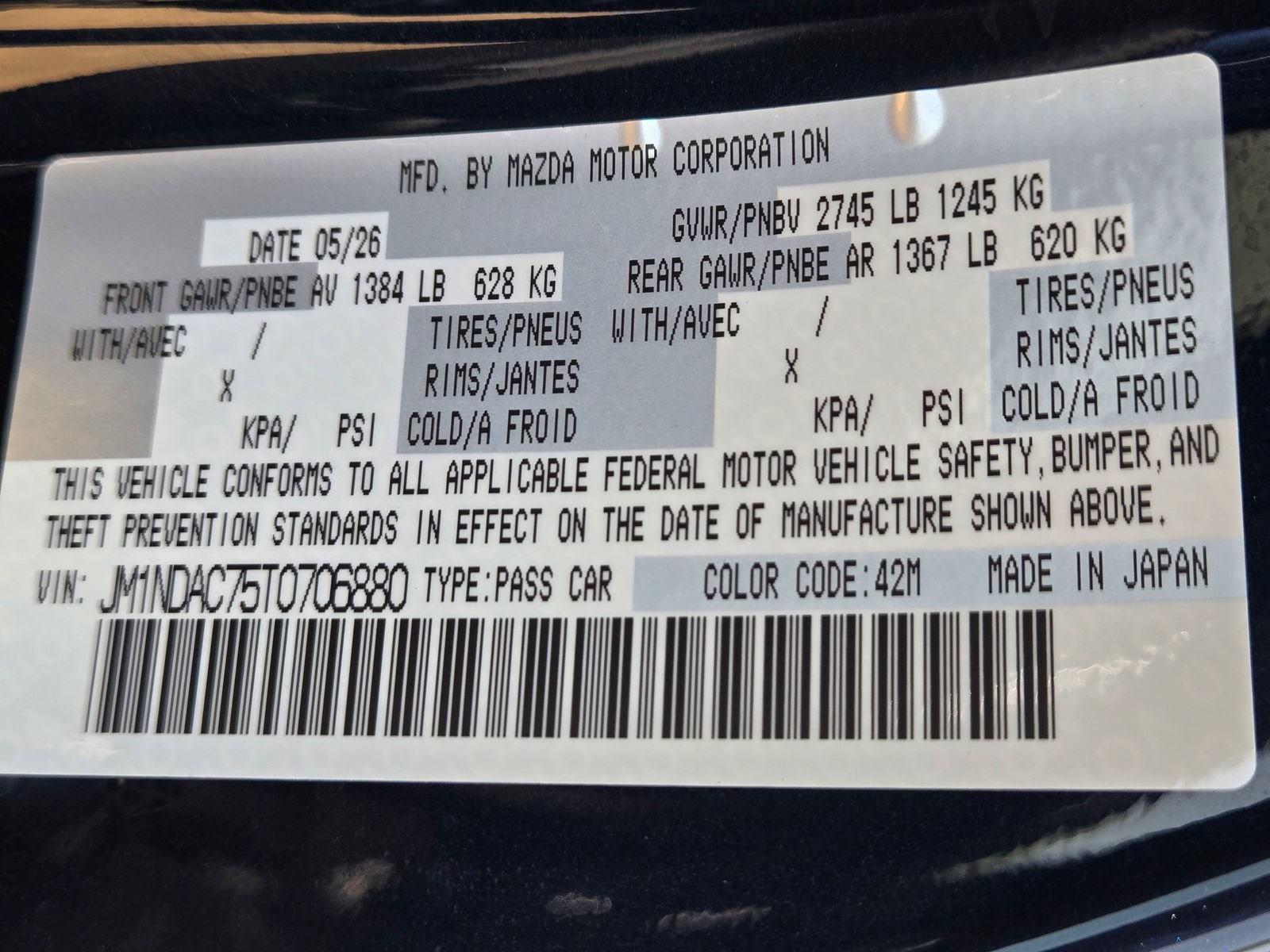 New 2026 MAZDA MX-5 Miata Club w/ Interior Package RWD image 21