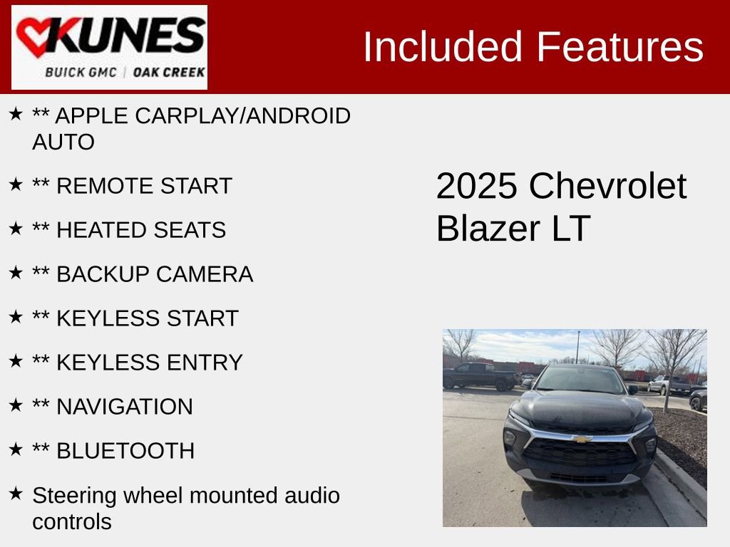 Used 2025 Chevrolet Blazer LT FWD image 2