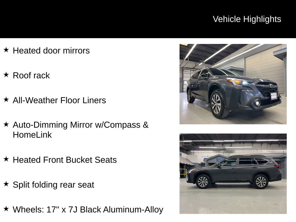 Certified 2025 Subaru Outback Premium w/ Popular Package #1A image 4