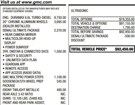 Certified 2023 GMC Sierra 3500 Denali w/ Denali Ultimate Package AWD/4WD image 2