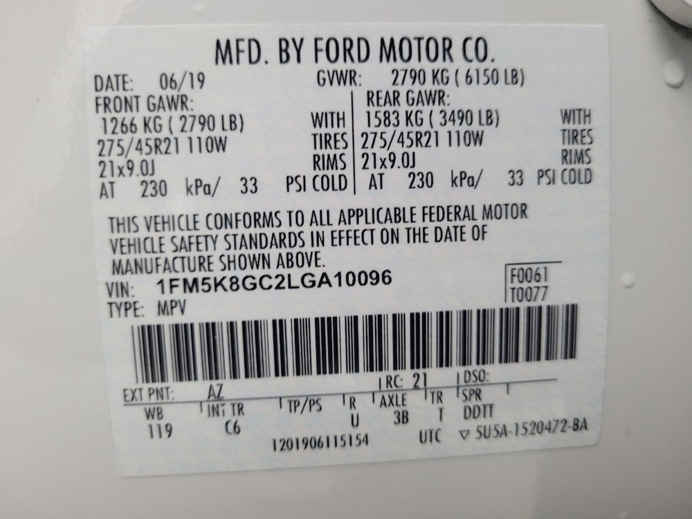 Used 2020 Ford Explorer ST w/ ST Street Pack image 33