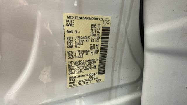 Used 2022 Nissan Titan SV w/ SV Convenience Package AWD/4WD image 13