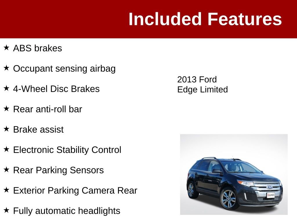 Used 2013 Ford Edge Limited AWD/4WD image 4