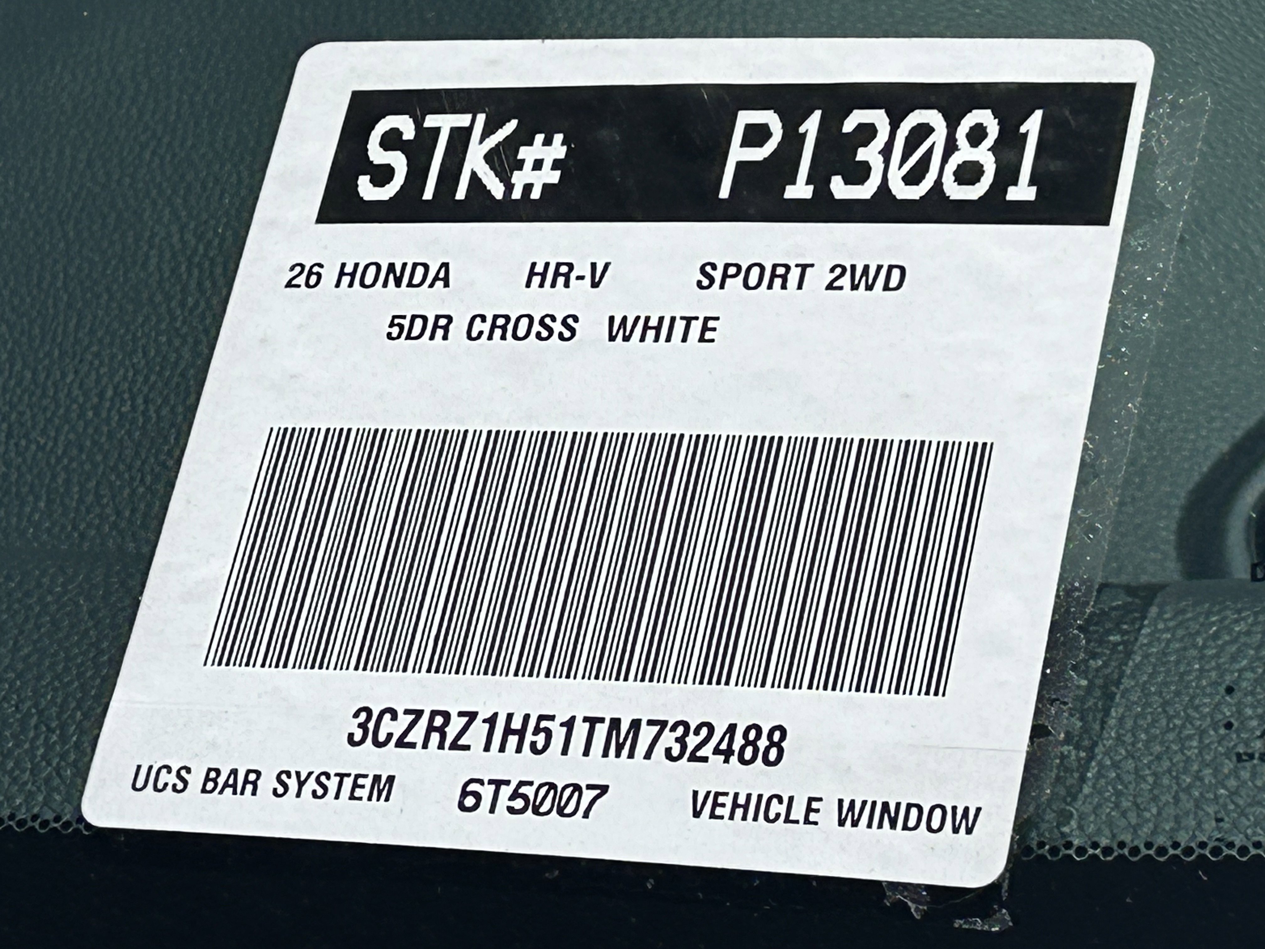 Certified 2026 Honda HR-V Sport image 30