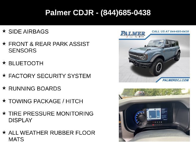 Used 2022 Ford Bronco Badlands w/ Sasquatch Package AWD/4WD image 18