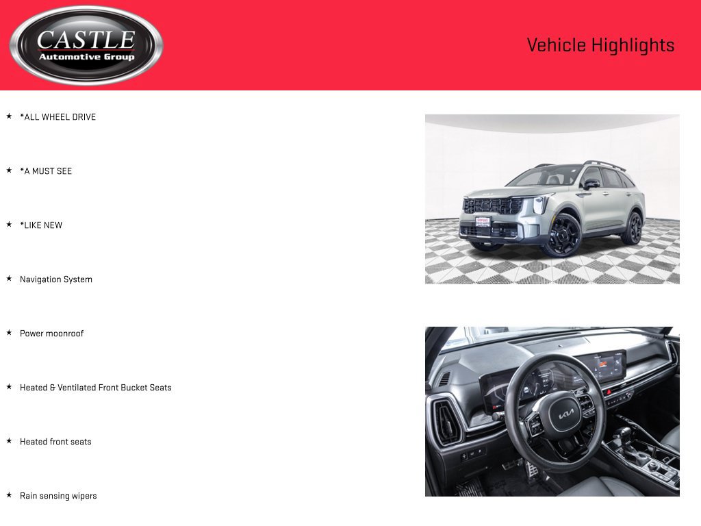 Used 2024 Kia Sorento SX Prestige w/ Sage Leather Package AWD/4WD image 3