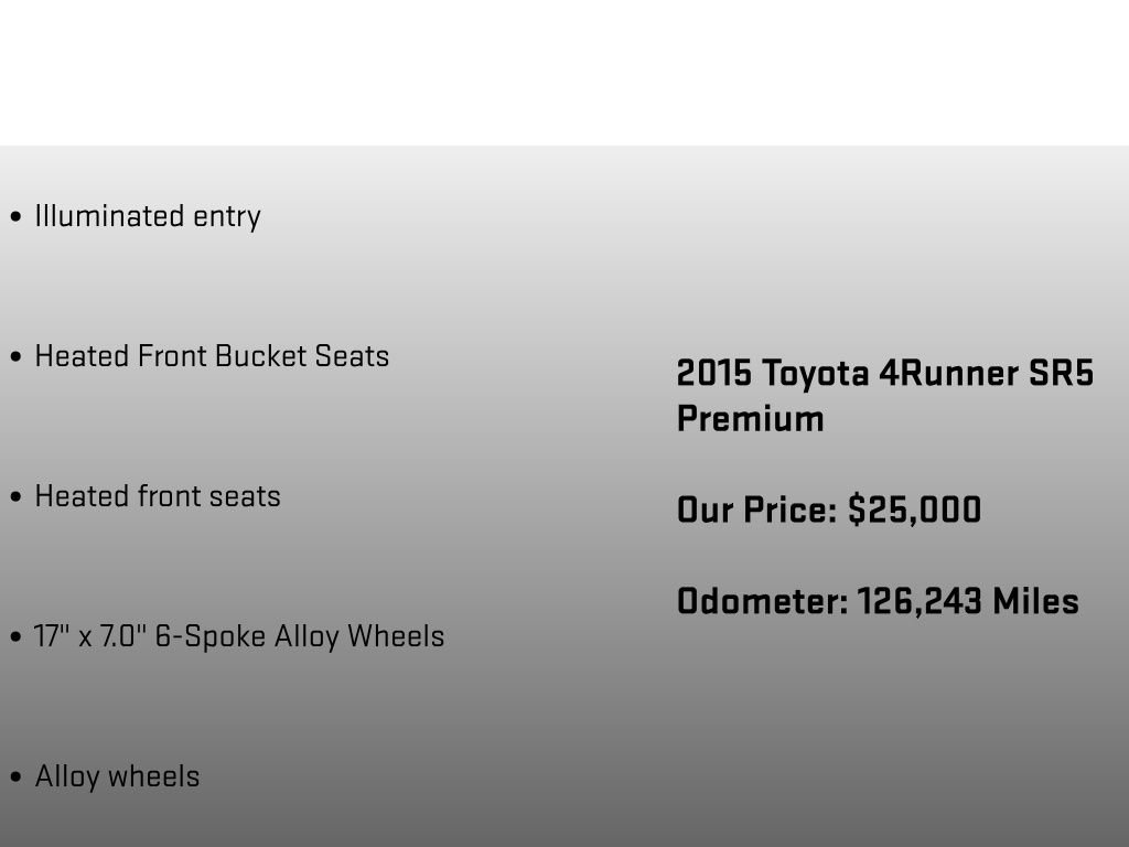 Used 2015 Toyota 4Runner SR5 Premium image 24