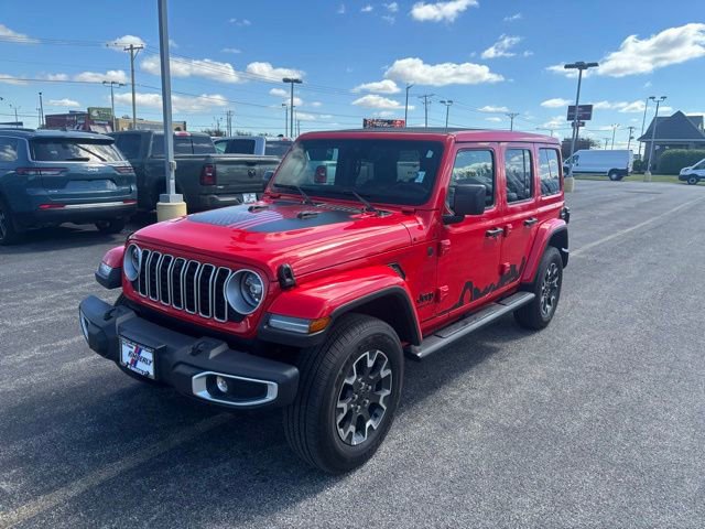 Used 2025 Jeep Wrangler Unlimited Sahara w/ Safety Group AWD/4WD image 1