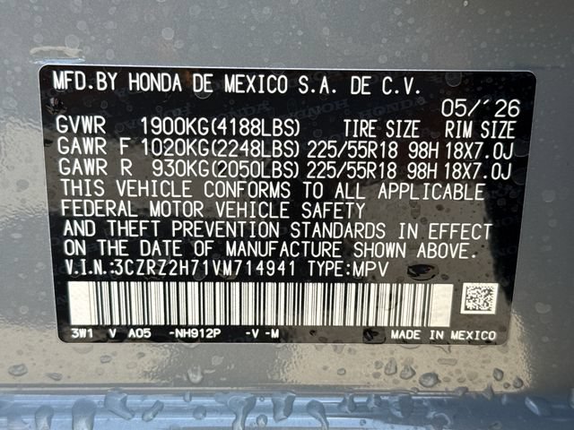 New 2027 Honda HR-V EX-L image 20