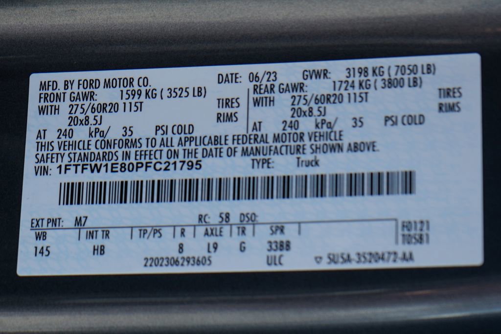 Used 2023 Ford F150 Lariat w/ Equipment Group 502A High AWD/4WD image 54
