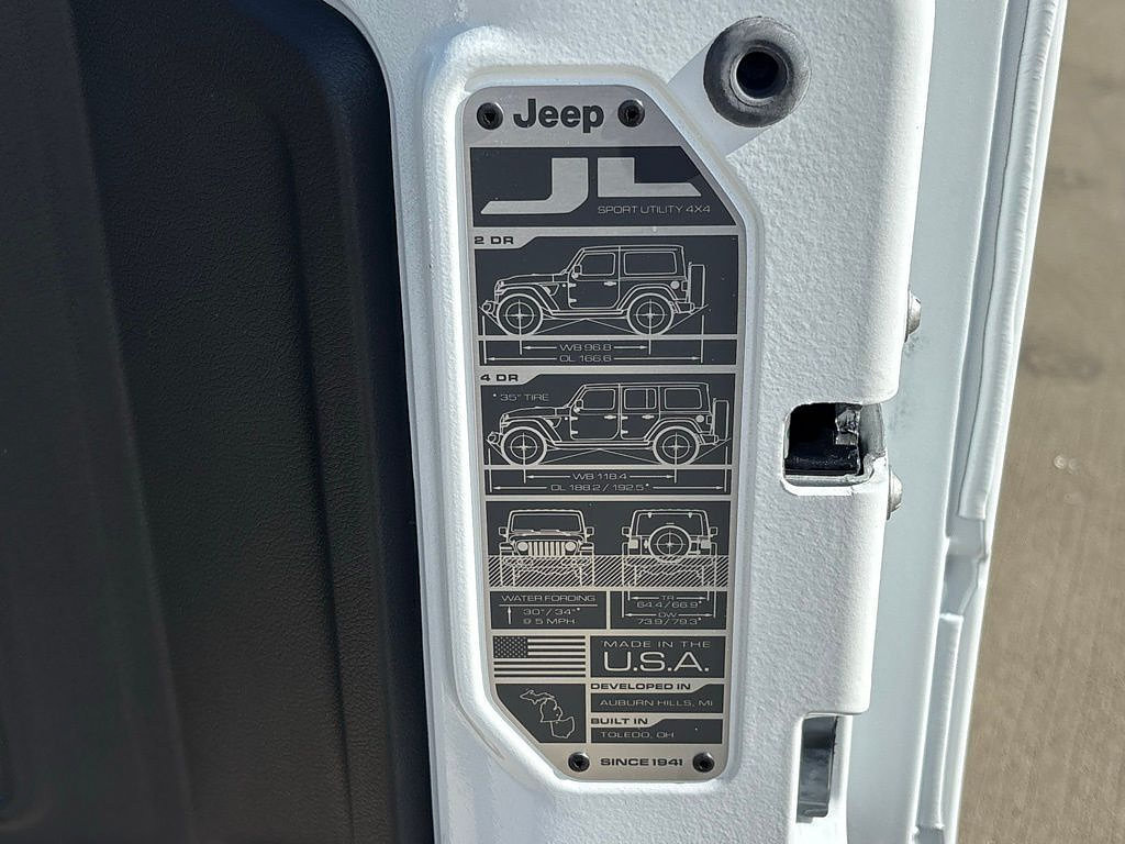 New 2026 Jeep Wrangler Sport AWD/4WD image 16