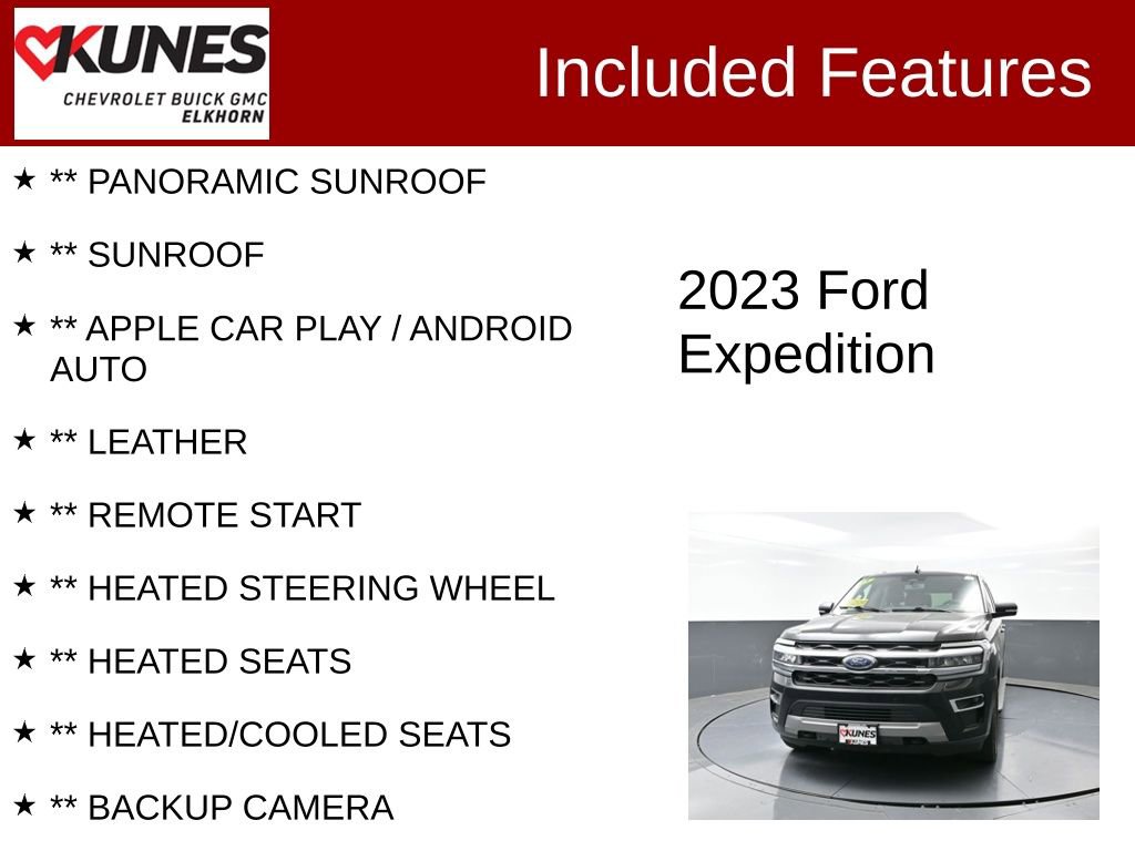 Used 2023 Ford Expedition Limited image 2