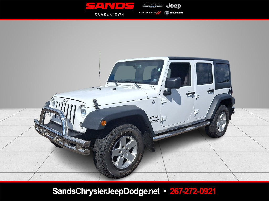 Used 2017 Jeep Wrangler Unlimited Sport w/ Quick Order Package 24S AWD/4WD image 1