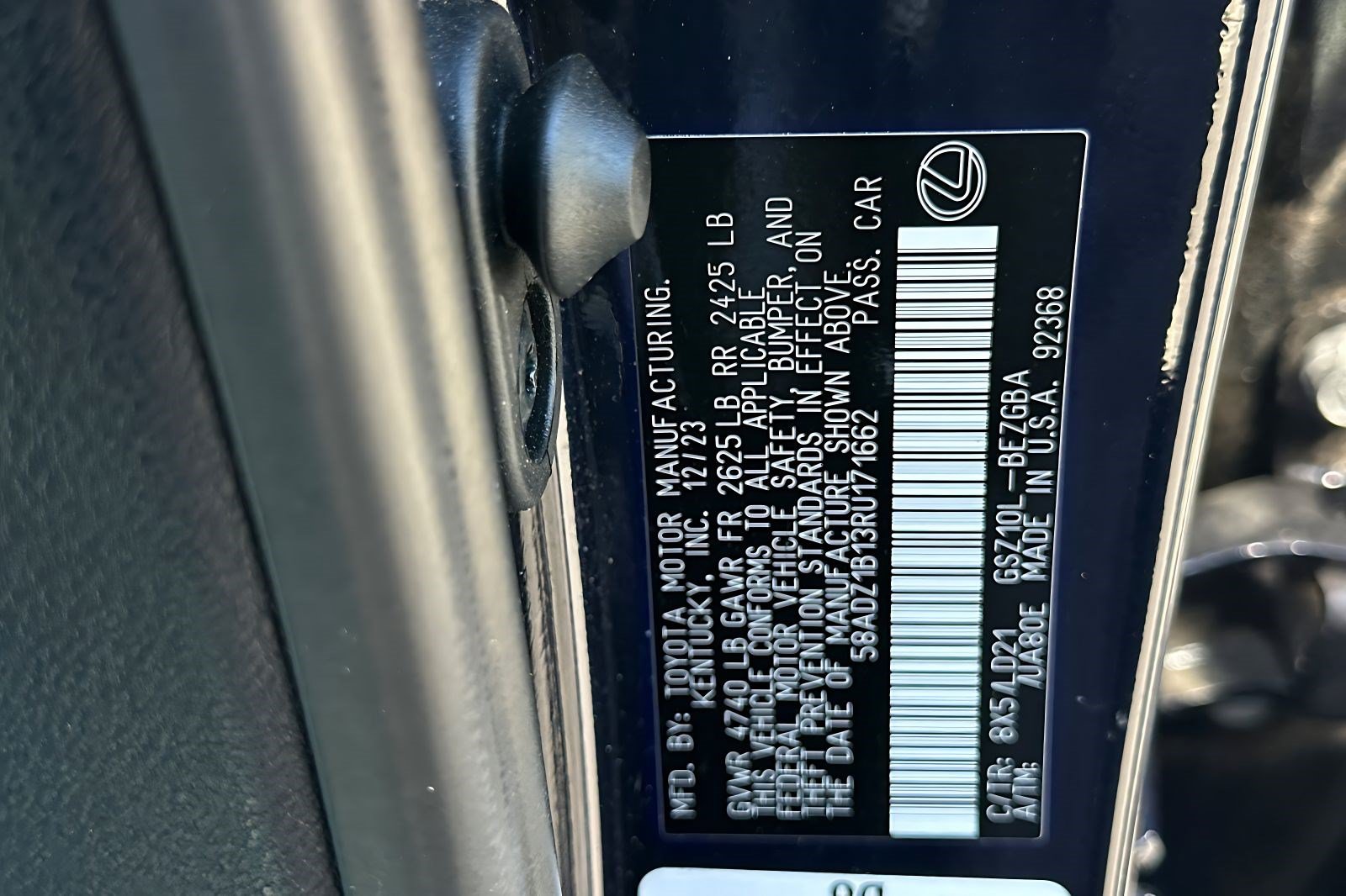 Certified 2024 Lexus ES 350 w/ Premium Package FWD image 25