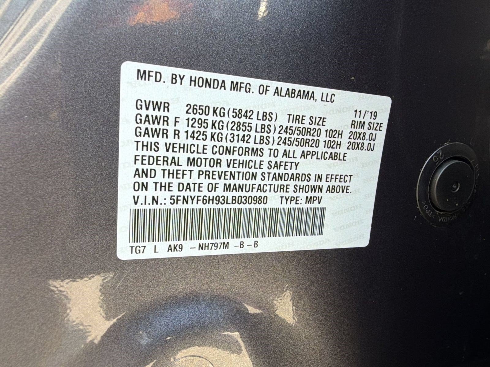 Used 2020 Honda Pilot Touring image 25