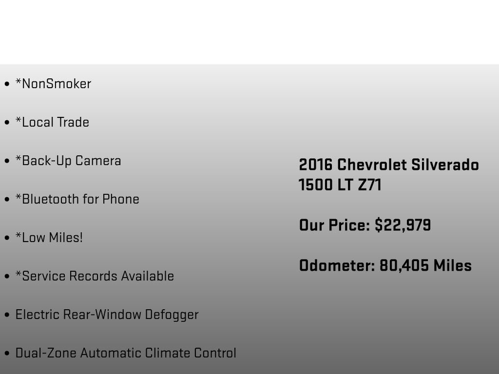 Used 2016 Chevrolet Silverado 1500 LT w/ All Star Edition image 18