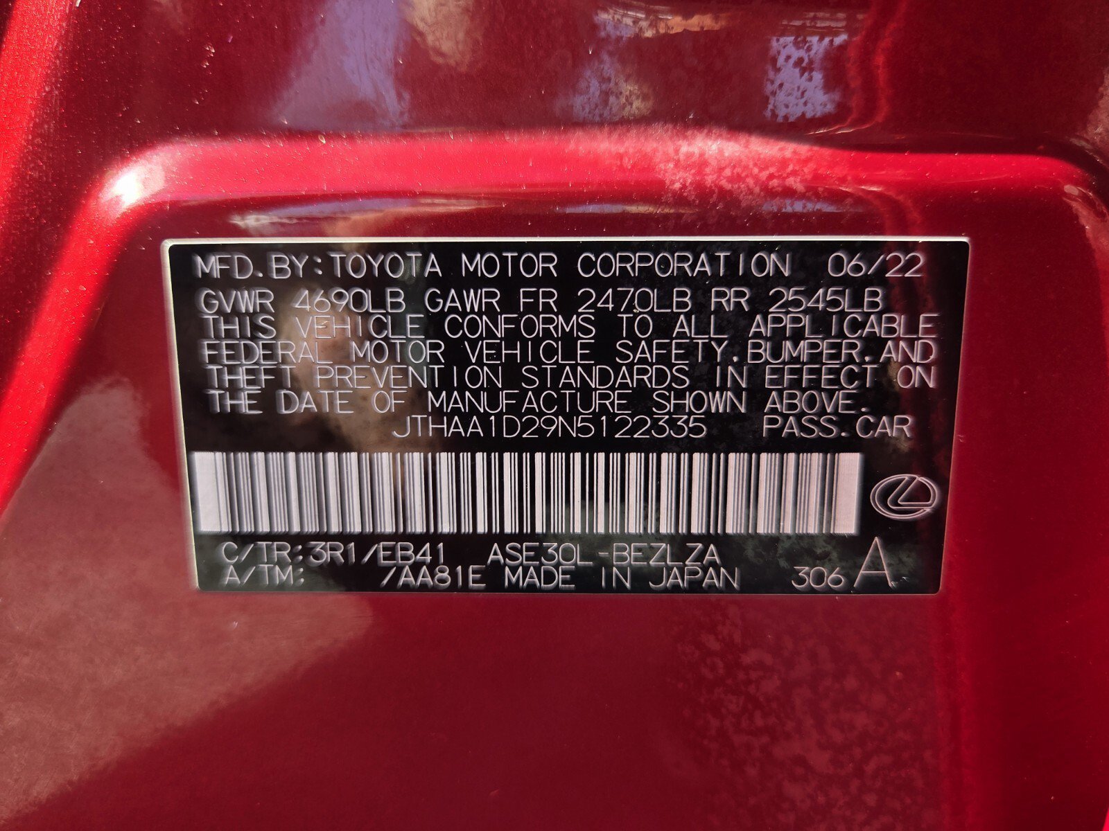 Used 2022 Lexus IS 300 w/ Accessory Package RWD image 19