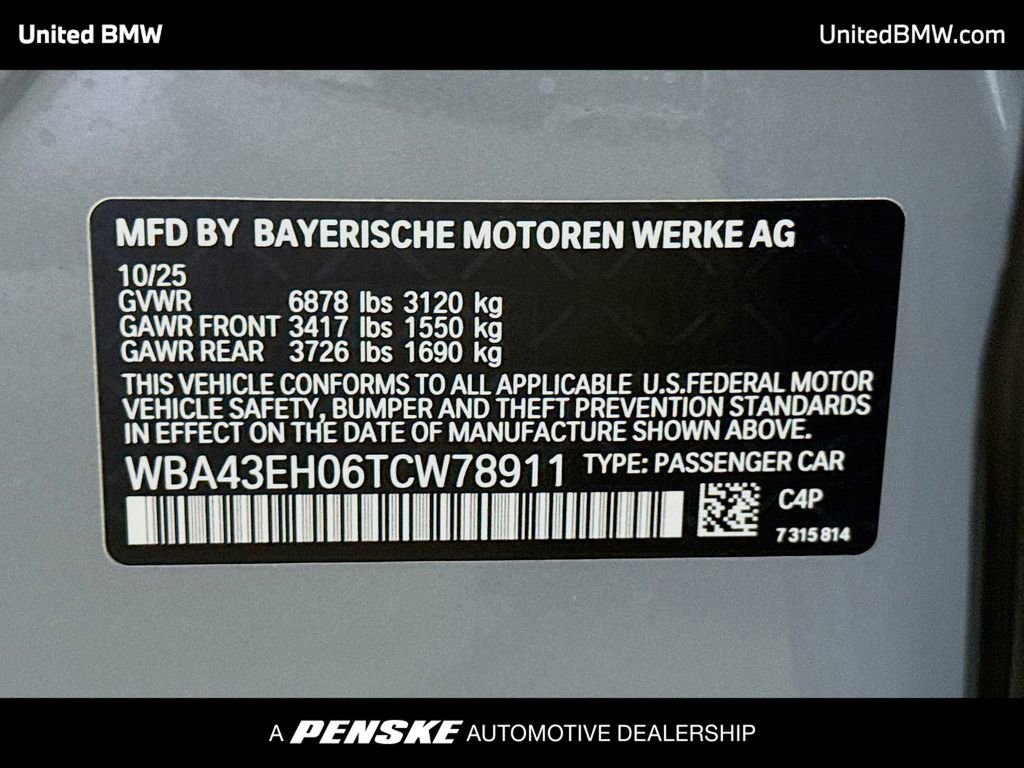 New 2026 BMW 750e xDrive w/ Premium Package AWD/4WD image 15