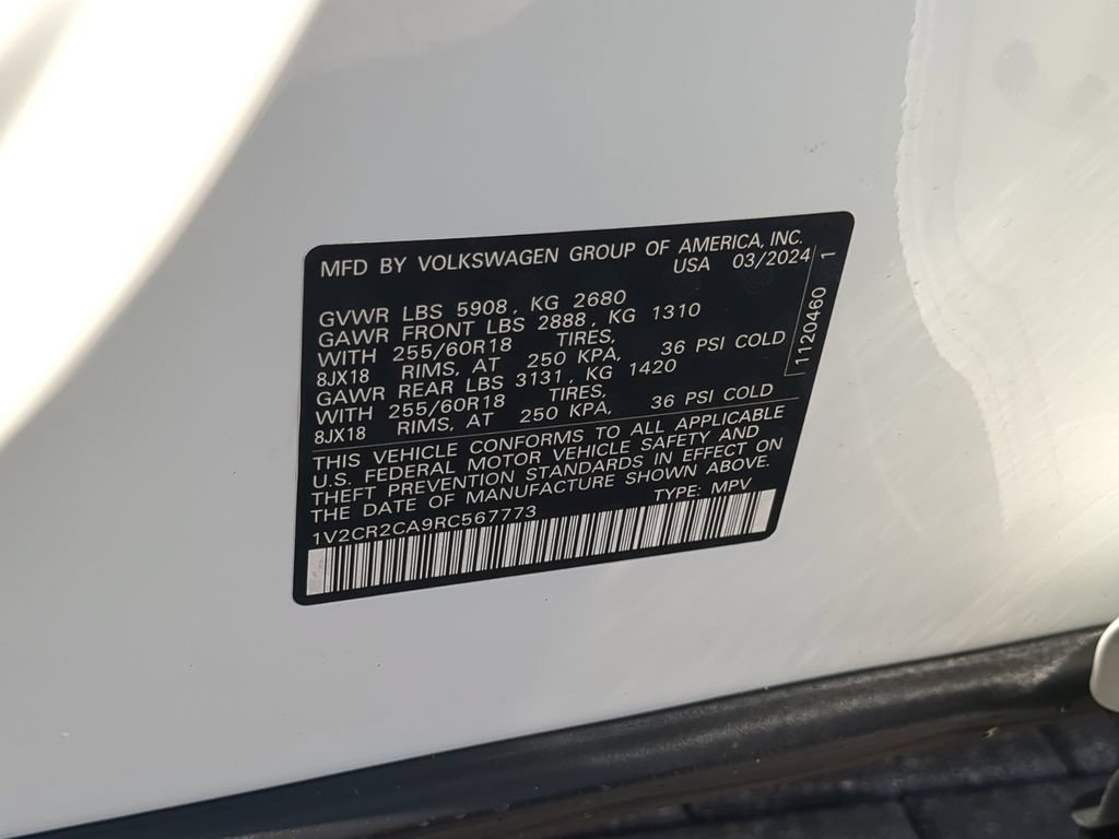 Certified 2024 Volkswagen Atlas Peak Edition SE AWD/4WD image 38