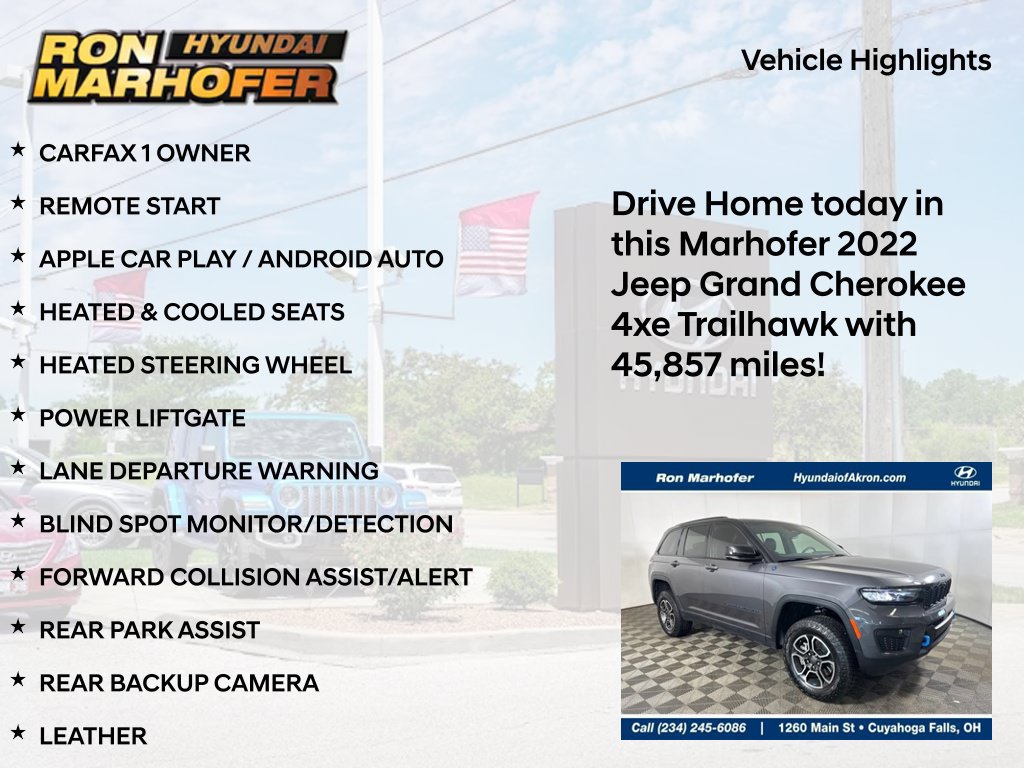 Used 2022 Jeep Grand Cherokee Trailhawk AWD/4WD image 14