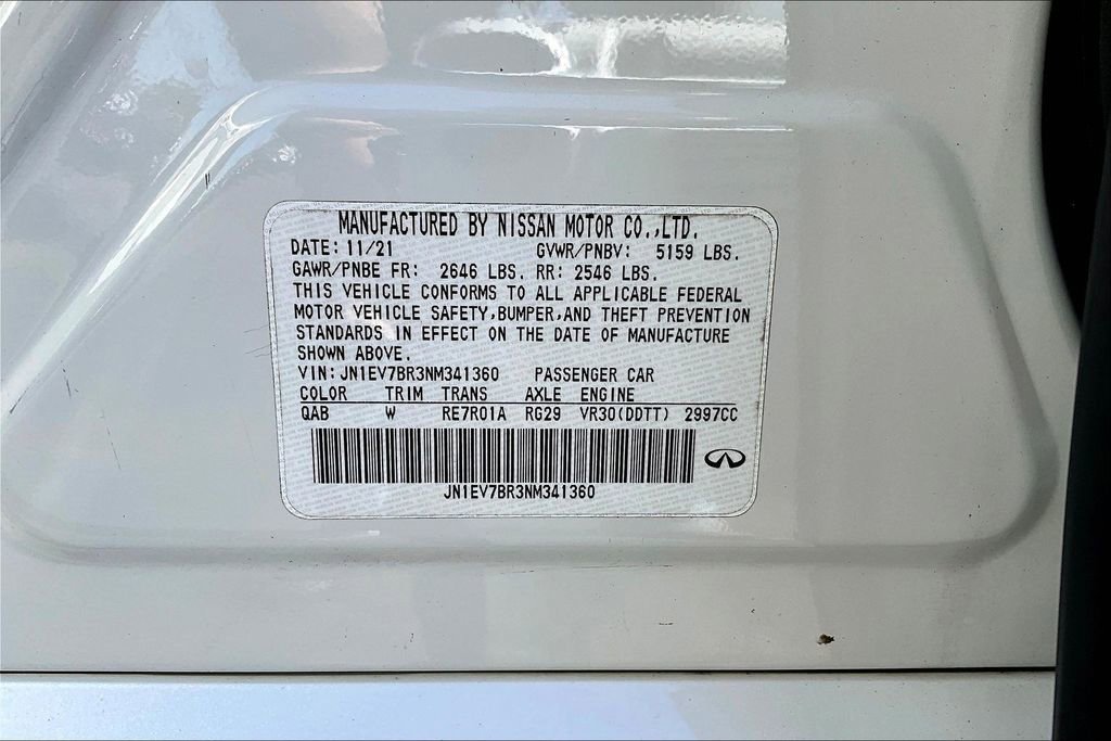 Used 2022 INFINITI Q50 Luxe w/ Cargo Package image 21