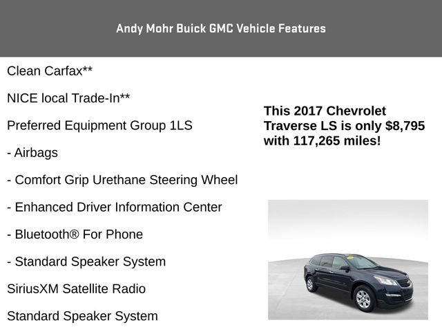 Used 2017 Chevrolet Traverse LS image 4