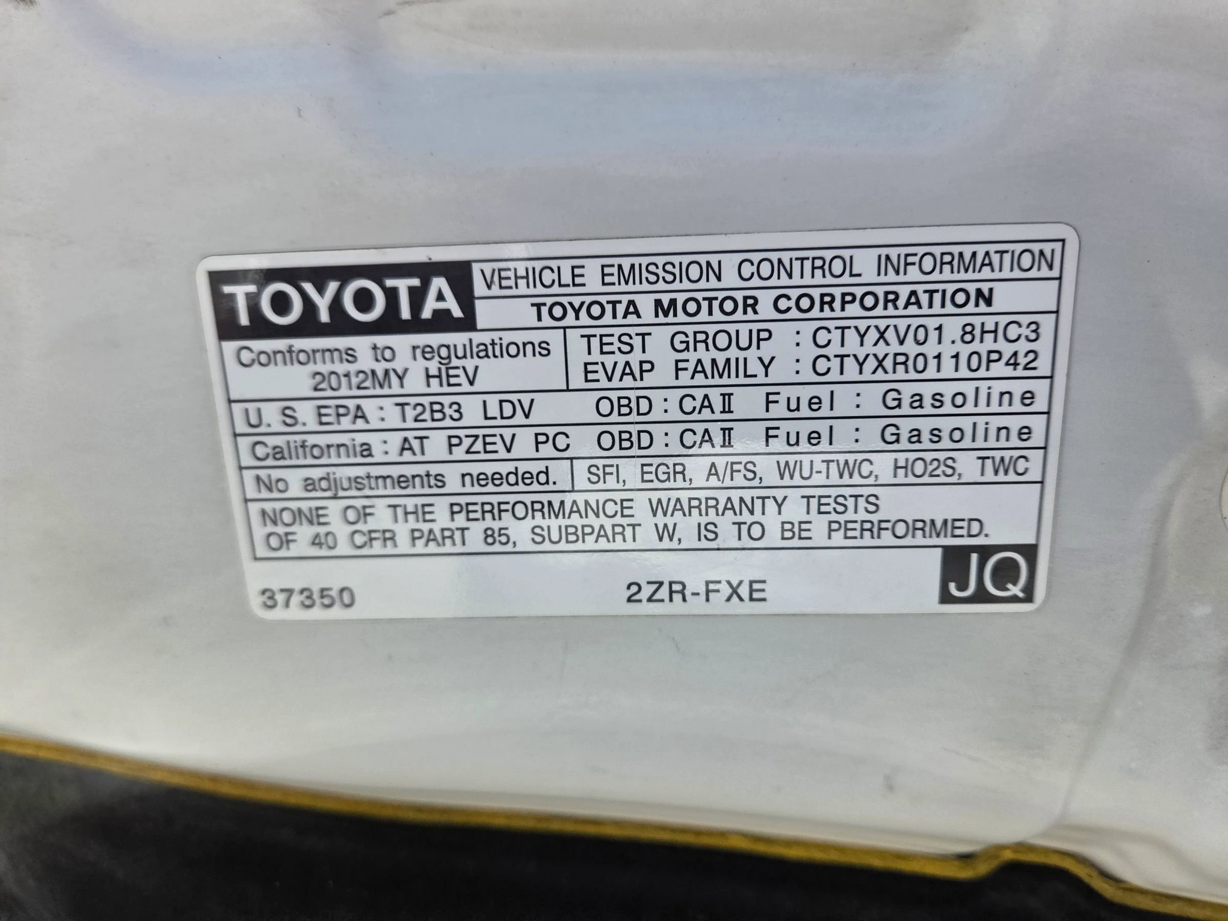 Used 2012 Toyota Prius Three w/ Solar Roof Pkg FWD image 26