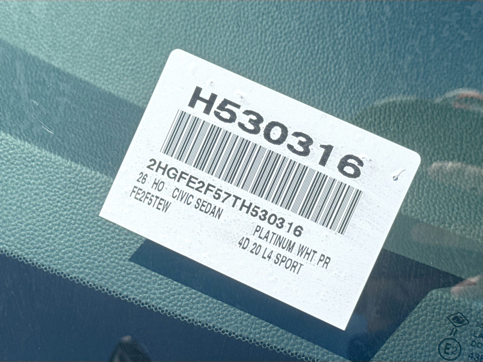 New 2026 Honda Civic Sport image 24