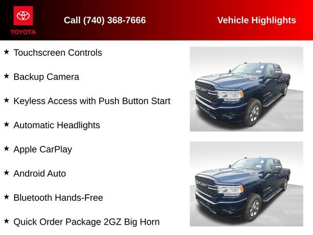 Used 2024 RAM 2500 Big Horn w/ Sport Appearance Package image 12