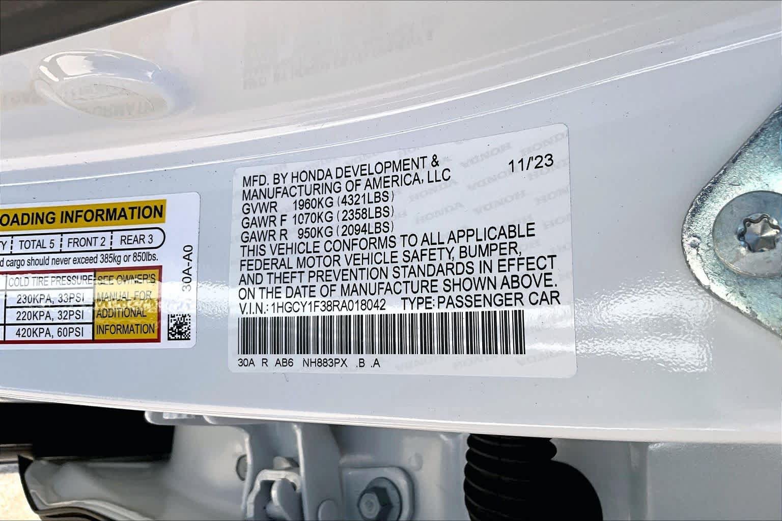 Used 2024 Honda Accord EX image 33