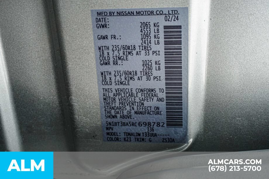 Used 2024 Nissan Rogue SV FWD image 56