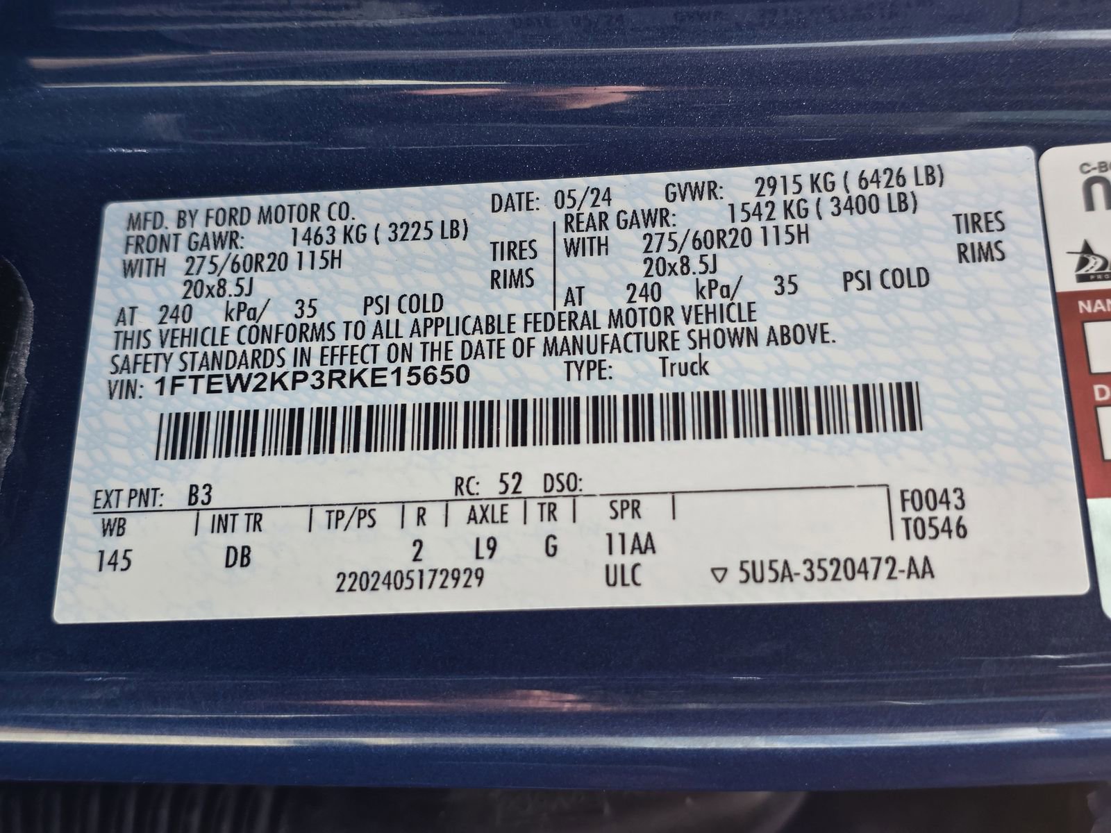 Used 2024 Ford F150 STX w/ Mobile Office Package image 31